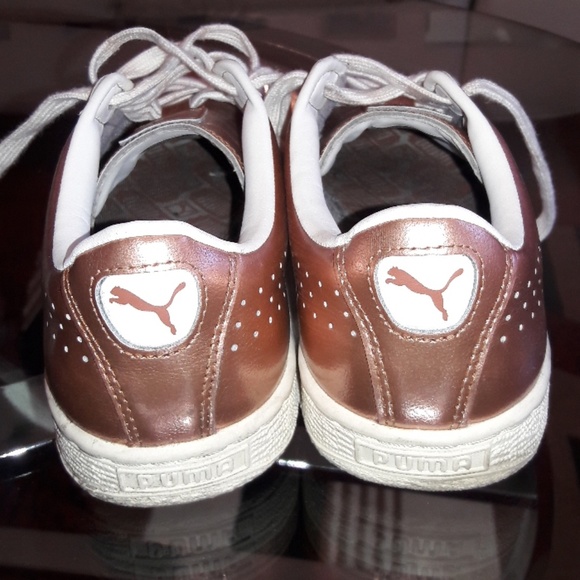 PUMA Basket Rose Gold Sneakers - Picture 3 of 4